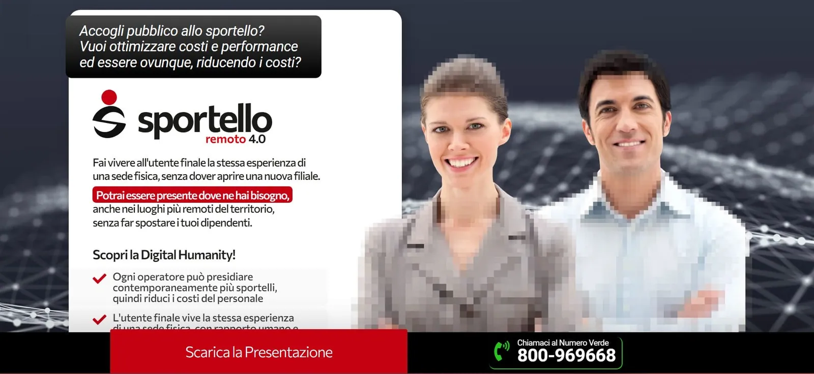 Sportello Remoto 4.0 – Accoglienza al pubblico
