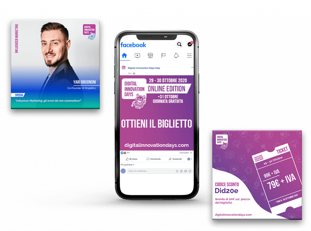 Campagne pubblicitarie e marketing automation per Digital Innovation Days – Evento nazionale di business