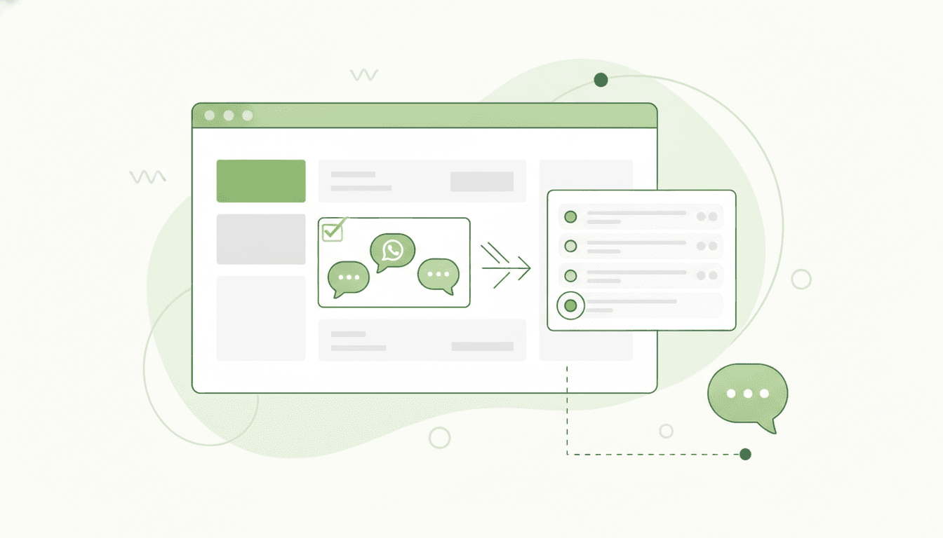Come selezionare i numeri mittente di WhatsApp nelle Conversazioni