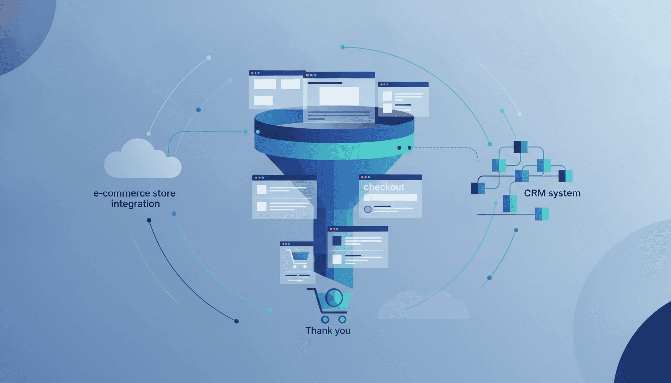 Integra il tuo negozio e-commerce direttamente nei funnel