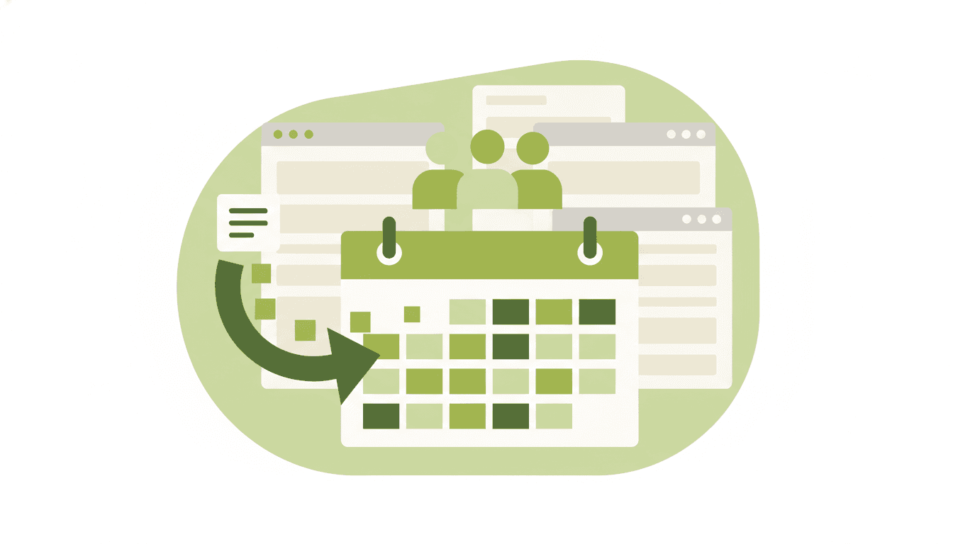 Come modificare in blocco la disponibilità del calendario per più membri del team