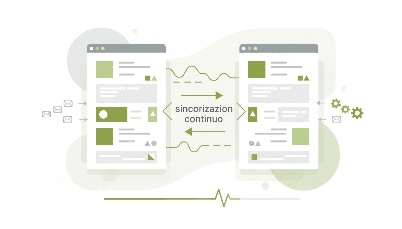 Come usare la sincronizzazione continua per le azioni email nelle automazioni