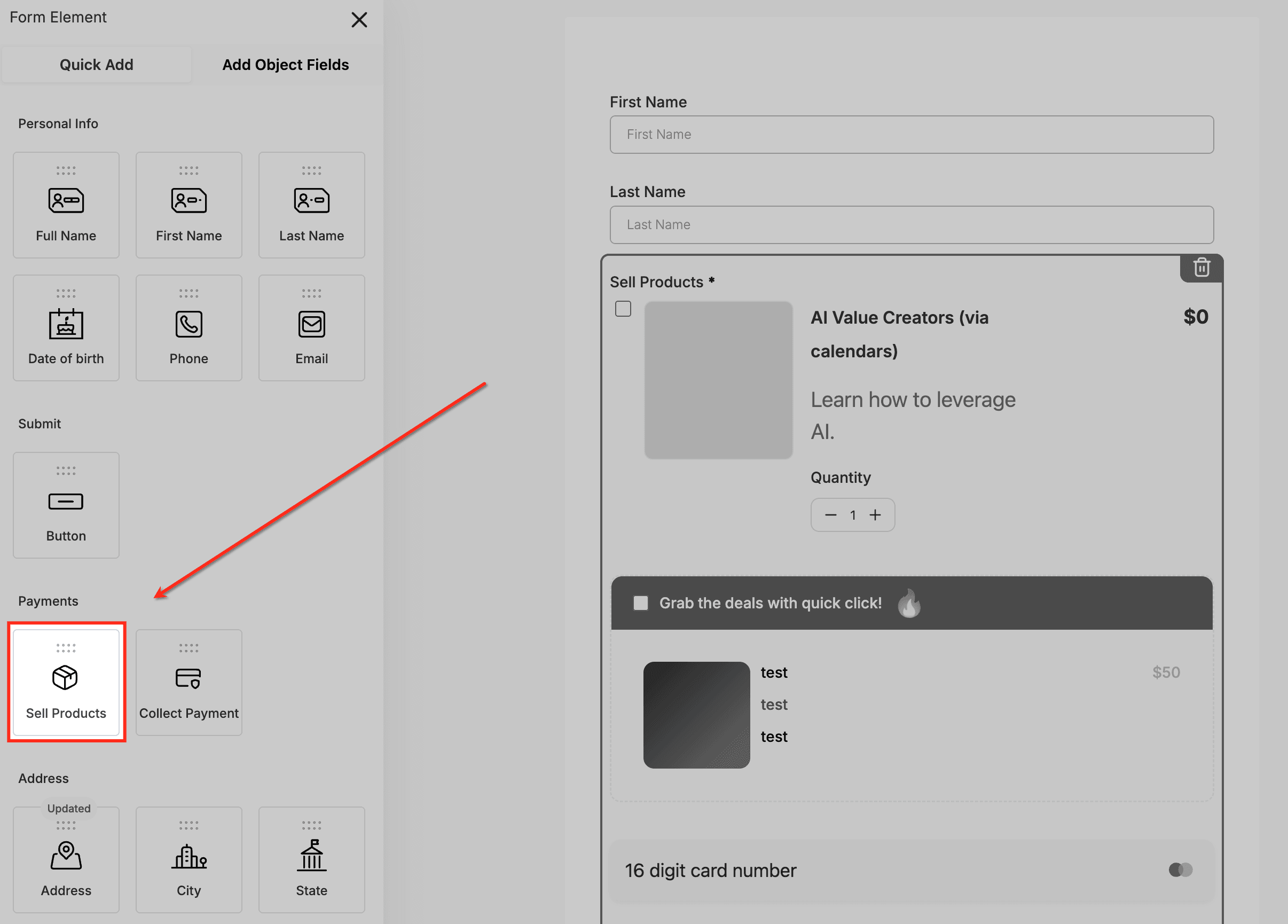 Upsell negli ordini tramite form: come aggiungere upsell con un clic