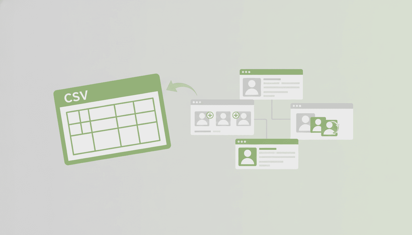 Come importare e aggiornare i contatti da un file CSV