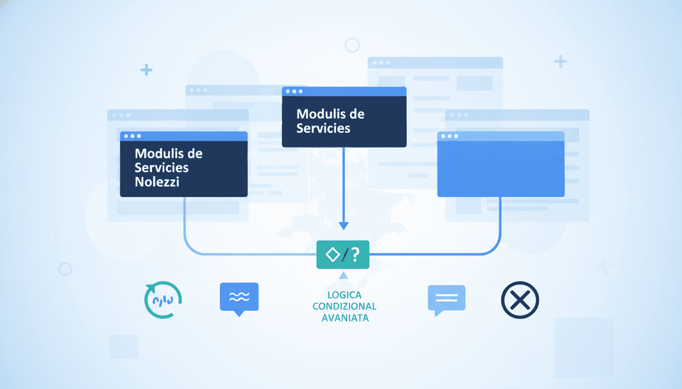 Logica condizionale avanzata per i moduli di Servizi e Noleggi