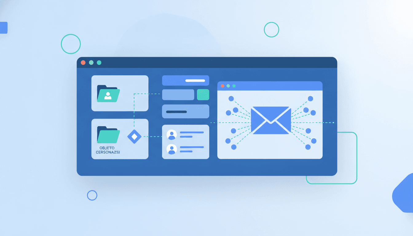 Invia email di massa ai contatti associati da Aziende e Oggetti personalizzati