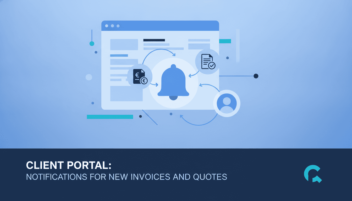 Portale clienti: notifiche per nuove fatture e preventivi