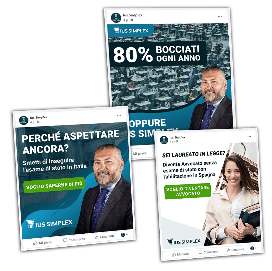 Campagne pubblicitarie e marketing automation per Ius Simplex – Avvocato all’estero